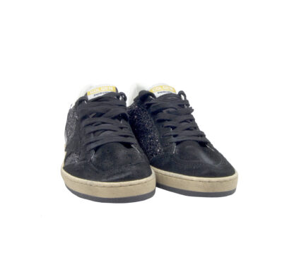 GOLDEN GOOSE DONNA Donna SNEAKERS BALLSTAR GLITTER NERO 36, 37-2, 38-2, 39-2, 40 immagine n. 2/4