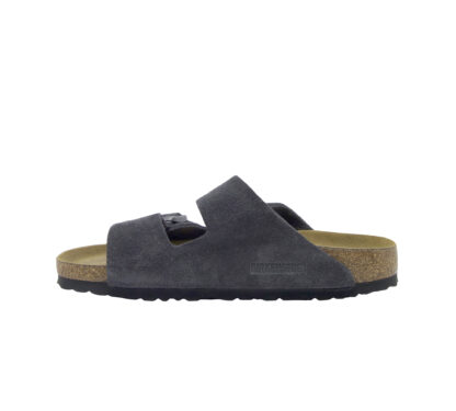 BIRKENSTOCK UNISEX CALZATURE CIABATTA ARIZONA CAMOSCIO GRIGIO SCURO 36, 37-2, 38-2, 39-2, 40, 41-2, 42, 43-2, 44-2, 45-2 immagine n. 3/4