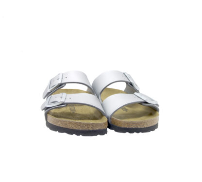 BIRKENSTOCK DONNA CIABATTA ANATOMICA CIABATTA ARIZONA ARGENTO 35, 36, 37-2, 38-2, 39-2, 40, 41-2 immagine n. 2/4