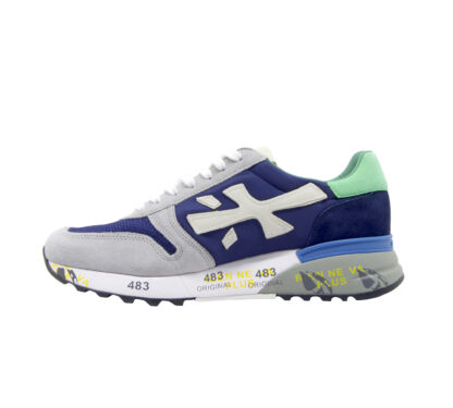 premiata DONNA Donna SNEAKERS MICK GHIACCIO BLU 40, 41-2, 42, 43-2, 44-2, 45-2, 46-2 immagine n. 3/4