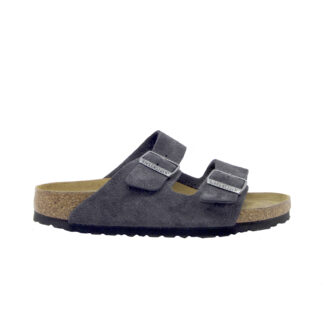 BIRKENSTOCK UNISEX CALZATURE CIABATTA ARIZONA CAMOSCIO GRIGIO SCURO 36, 37-2, 38-2, 39-2, 40, 41-2, 42, 43-2, 44-2, 45-2 immagine n. 1/4