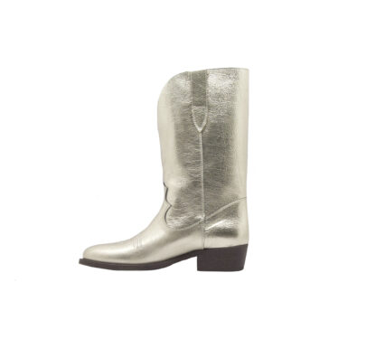 VIA ROMA 15 DONNA Donna TEXANO NAPPA PLATINO 36, 37-2, 37, 38-2, 38, 39-2 immagine n. 3/4