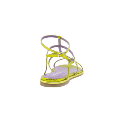 LELLA BALDI DONNA Donna SANDALO BASSO PELLE GIALLO 37-2, 37, 38-2, 38, 39-2, 40, 41-2, 36 immagine n. 4/4