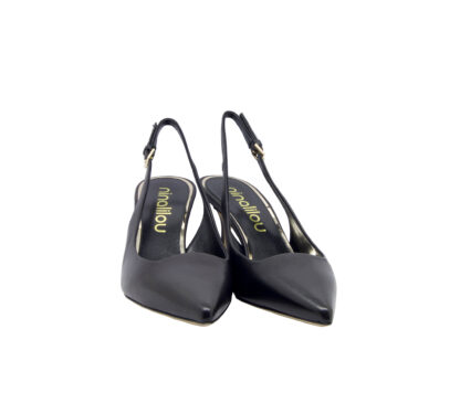 NINALILOU DONNA Chanel CHANEL PELLE NERO 36, 37-2, 37, 38-2, 38, 39-2, 40 immagine n. 2/4