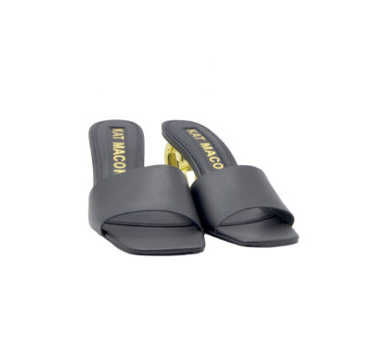 KAT MACONIE DONNA Donna MULES PELLE NERO CUORE 36, 37-2, 38-2, 39-2, 40 immagine n. 2/4