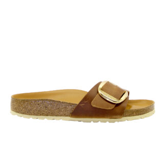 BIRKENSTOCK UNISEX CALZATURE CIABATTA MADRID BIG BUCKLE CUOIO 35 immagine n. 1/4