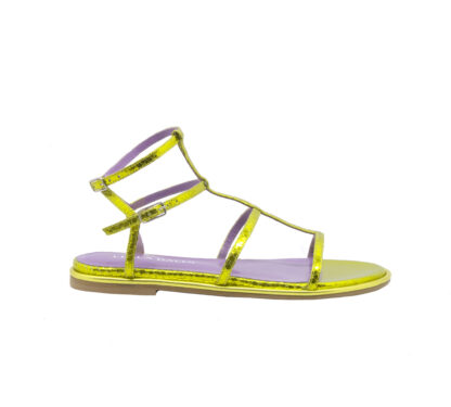 LELLA BALDI DONNA Donna SANDALO BASSO PELLE GIALLO 37-2, 37, 38-2, 38, 39-2, 40, 41-2, 36 immagine n. 1/4