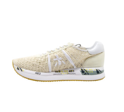 premiata DONNA Donna SNEAKERS CONNY UNCINETTO BEIGE 37-2, 38-2, 39-2, 40, 41-2 immagine n. 3/4