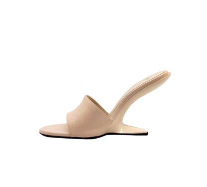 N° 21 DONNA Donna MULES PELLE NUDE 36, 37-2, 38-2, 38, 39-2, 40 immagine n. 3/4