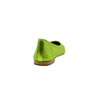 STRATEGIA DONNA BALLERINE BALLERINA INTRECCIATA PELLE LIME 36, 37-2, 38-2, 39-2, 40, 41-2 immagine n. 4/4