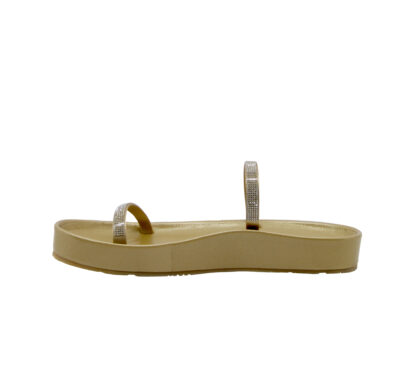 PEDRO GARCIA DONNA Donna CIABATTA 2 FASCE SWAROVSKY ORO 36, 37-2, 37, 38-2, 38, 39-2, 40, 41-2 immagine n. 3/4