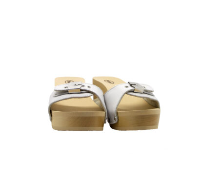 SCHOLL DONNA Donna ZOCCOLO PELLE BIANCO 37-2, 38-2, 39-2, 40, 41-2 immagine n. 2/4