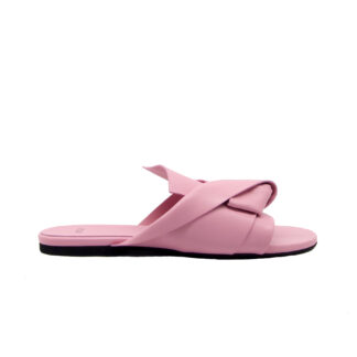 N° 21 DONNA Donna CIABATTA PELLE ROSA FIOCCO 37-2, 38-2, 38, 39-2, 40, 41-2 immagine n. 1/4