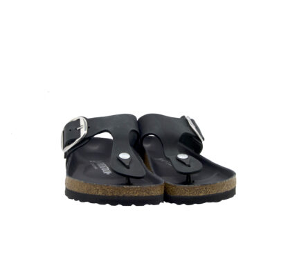 BIRKENSTOCK DONNA Donna INFRADITO GIZEH BIG BUCKLE PELLE NERO 35, 36, 38-2, 39-2, 40, 41-2, 37-2 immagine n. 2/4