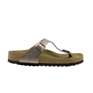BIRKENSTOCK UNISEX INFRADITO ANATOMICO INRADITO GIZEH LAMINATO TAUPE 35, 36, 37-2, 40, 41-2 immagine n. 1/4
