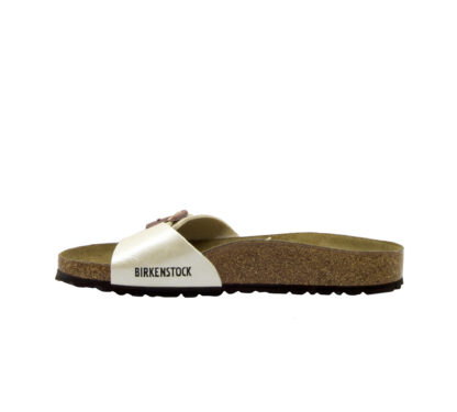 BIRKENSTOCK DONNA CIABATTA ANATOMICA MADRID PEARL WHITE 36, 37-2, 38-2, 39-2, 40, 41-2 immagine n. 3/4