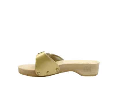 SCHOLL DONNA Donna ZOCCCOLO PELLE PLATINO 36, 37-2, 38-2, 39-2, 41-2 immagine n. 3/4