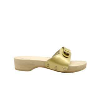 SCHOLL DONNA Donna ZOCCCOLO PELLE PLATINO 36, 37-2, 38-2, 39-2, 41-2 immagine n. 1/4