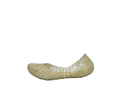  UNISEX Ballerina BALLERINA IN GOMMA INTRECCIATA GLITTER ORO 30, 31, 32, 34-2, 35 immagine n. 3/4