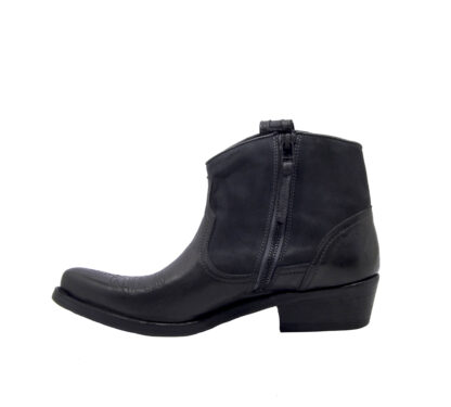 KEEP DONNA Donna TEXANO PELLE NERO 36, 37-2, 38-2, 39-2, 40, 41-2 immagine n. 5/5