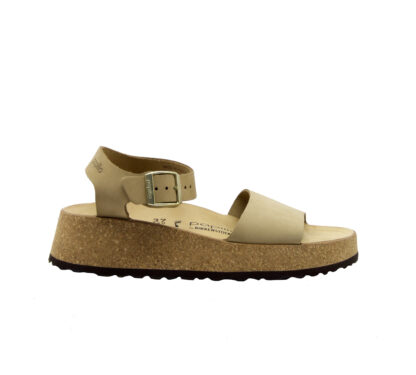 BIRKENSTOCK UNISEX SANDALO ANATOMICO SANDALO ZEPPA BEIGE 36, 37-2, 38-2, 39-2, 40, 41-2 immagine n. 1/4