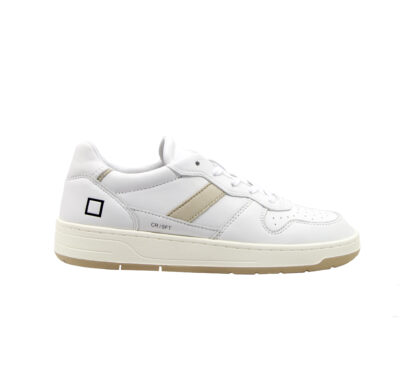 D.A.T.E DONNA Donna SNEAKERS COURT PELLE BIANCO 36, 37-2, 38-2, 39-2, 40 immagine n. 1/4