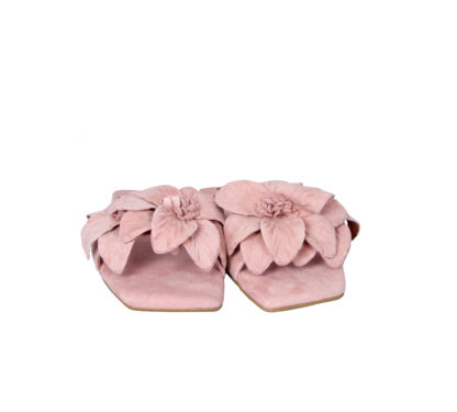 JEFFREY CAMPBELL DONNA Donna CIABATTA CAMOSCIO ROSA FIORE 36, 37-2, 38-2, 39-2, 40, 41-2 immagine n. 2/4