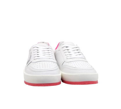 PHILIPPE MODEL DONNA Donna SNEAKERS PELLE BIANCO FUXIA 36, 37-2, 38-2, 39-2, 40, 41-2 immagine n. 2/4