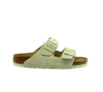 BIRKENSTOCK DONNA CIABATTA ANATOMICA ARIZONA CAMOSCIO LIME 36, 37-2, 38-2, 39-2, 40, 41-2 immagine n. 1/4