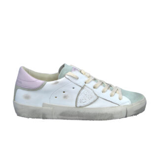 PHILIPPE MODEL DONNA Donna SNEAKWRS PELLE BIANCO ROSA 36, 37-2, 38-2, 39-2, 40, 41-2 immagine n. 1/4
