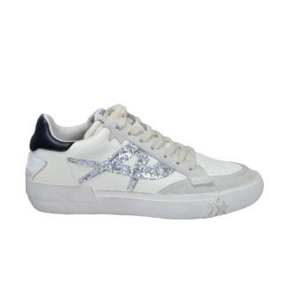 ASH DONNA Donna SNEAKERS PELLE BIANCO ARGENTO 36, 37-2, 38-2, 39-2, 40 immagine n. 1/4