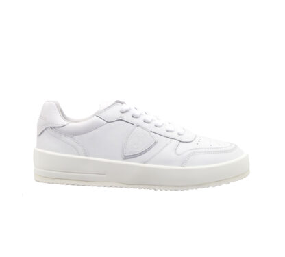 PHILIPPE MODEL DONNA Donna SNEAKERS PELLE BIANCO 36, 37-2, 38-2, 39-2, 40, 41-2 immagine n. 1/4