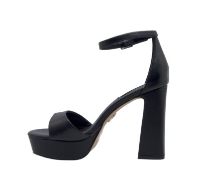 steve madden DONNA Donna SANDALO PLATO' PELLE NERO 36, 37-2, 37, 38-2, 38, 39-2, 40 immagine n. 3/4