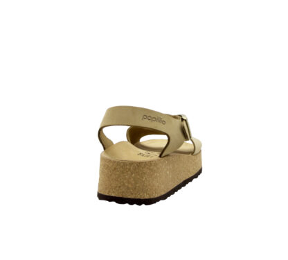 BIRKENSTOCK UNISEX SANDALO ANATOMICO SANDALO ZEPPA BEIGE 36, 37-2, 38-2, 39-2, 40, 41-2 immagine n. 4/4