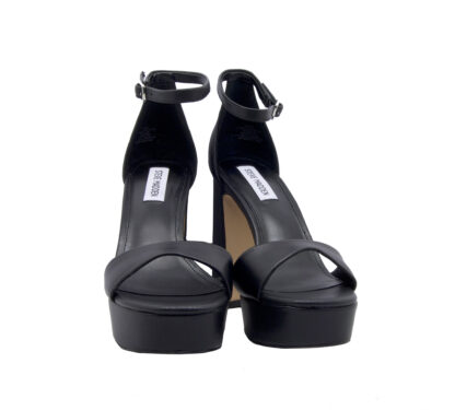 steve madden DONNA Donna SANDALO PLATO' PELLE NERO 36, 37-2, 37, 38-2, 38, 39-2, 40 immagine n. 2/4