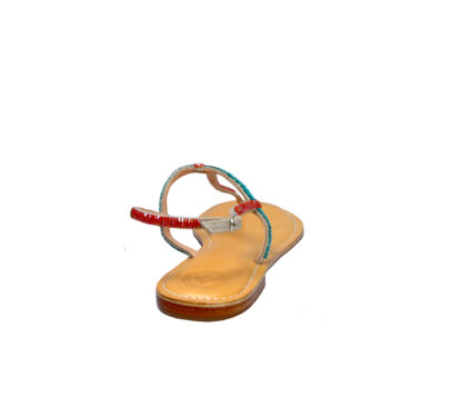  DONNA Donna INFRADITO PERLINE TURCHESE CORALLO 36, 37-2, 38-2, 39-2, 40, 41-2 immagine n. 4/4