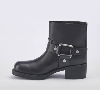 ASH DONNA Donna STIVALE CAMPEROS NERO FIBBIE 36, 37-2, 38-2, 39-2, 40 immagine n. 2/4