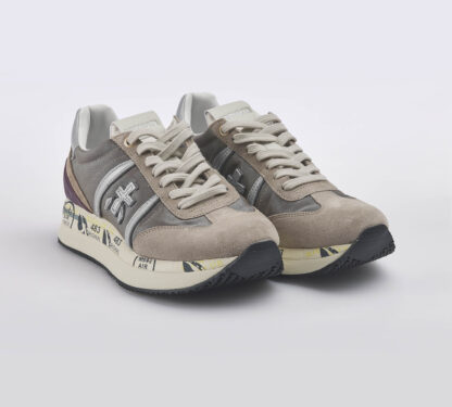 premiata DONNA Donna SNEAKERS CONNIE TAUPE VIOLA 37-2, 38-2, 40, 41-2, 34-2 immagine n. 3/5