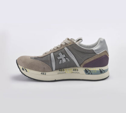 premiata DONNA Donna SNEAKERS CONNIE TAUPE VIOLA 37-2, 38-2, 40, 41-2, 34-2 immagine n. 2/5