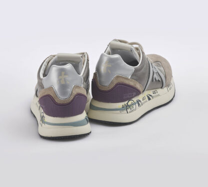 premiata DONNA Donna SNEAKERS CONNIE TAUPE VIOLA 37-2, 38-2, 40, 41-2, 34-2 immagine n. 4/5
