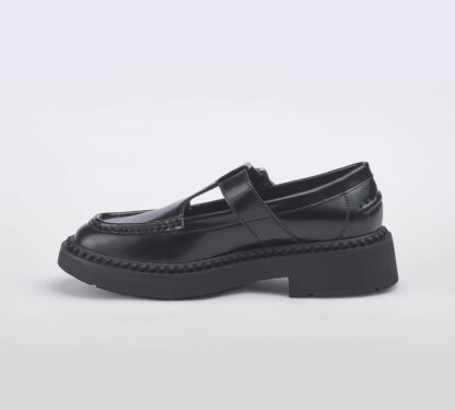 ASH DONNA Donna MOCASSINO PELLE NERO FIBBIA 36, 37-2, 38-2, 39-2 immagine n. 2/5