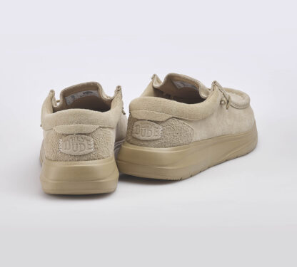 HEYDUDE UOMO CALZATURE SCARPA CAMOSCIO SABBIA LACCIO 41-2, 42, 43-2, 44-2, 45-2, 46-2, 40 immagine n. 4/5