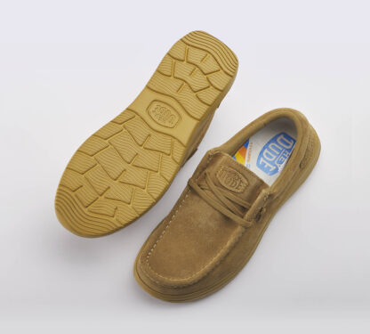 HEYDUDE UOMO CALZATURE SCARPA CAMOSCO CUOIO LACCIO 40, 41-2, 42, 43-2, 44-2, 45-2, 39-2 immagine n. 5/5