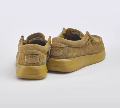 HEYDUDE UOMO CALZATURE SCARPA CAMOSCO CUOIO LACCIO 40, 41-2, 42, 43-2, 44-2, 45-2, 39-2 immagine n. 4/5