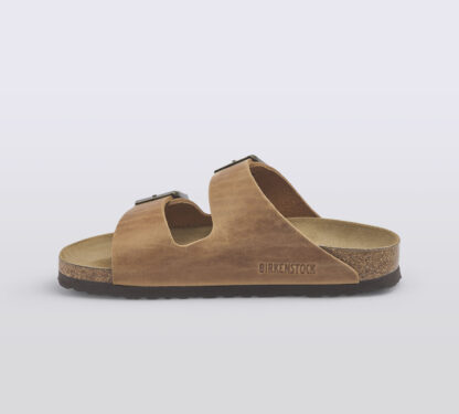 BIRKENSTOCK DONNA CIABATTA ANATOMICA ARIZONA PELLE OLIATA COGNAC 36, 37-2, 41-2, 35, 38-2, 39-2, 40, 42, 43-2, 44-2, 45-2, 46-2 immagine n. 2/5