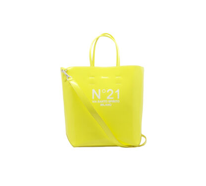 N° 21 DONNA Borsa SHOPPING SANTO SPIRITO GIALLO un immagine n. 1/3