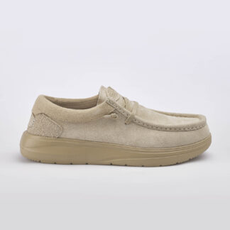 HEYDUDE UOMO CALZATURE SCARPA CAMOSCIO SABBIA LACCIO 41-2, 42, 43-2, 44-2, 45-2, 46-2, 40 immagine n. 1/5