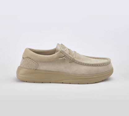 HEYDUDE UOMO CALZATURE SCARPA CAMOSCIO SABBIA LACCIO 41-2, 42, 43-2, 44-2, 45-2, 46-2, 40 immagine n. 1/5