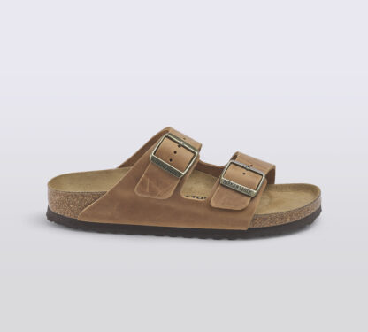 BIRKENSTOCK DONNA CIABATTA ANATOMICA ARIZONA PELLE OLIATA COGNAC 36, 37-2, 41-2, 35, 38-2, 39-2, 40, 42, 43-2, 44-2, 45-2, 46-2 immagine n. 1/5