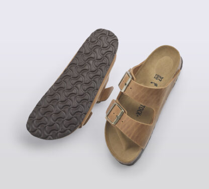 BIRKENSTOCK DONNA CIABATTA ANATOMICA ARIZONA PELLE OLIATA COGNAC 36, 37-2, 41-2, 35, 38-2, 39-2, 40, 42, 43-2, 44-2, 45-2, 46-2 immagine n. 5/5